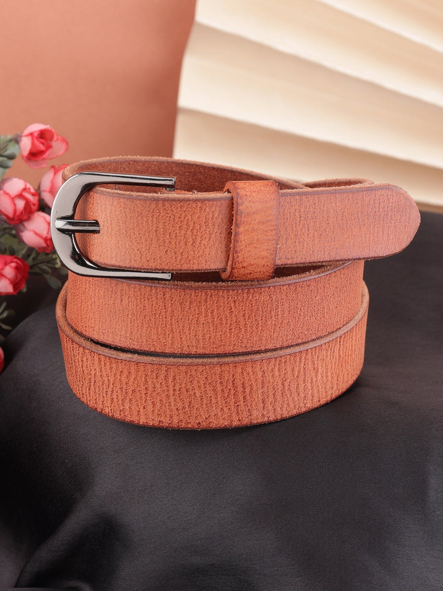 Rust Genuine Leather Women's Belt