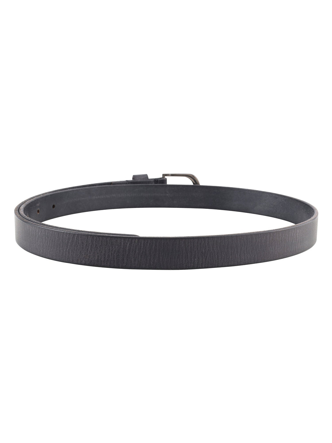 Black Genuine Leather Women's Semi Belt