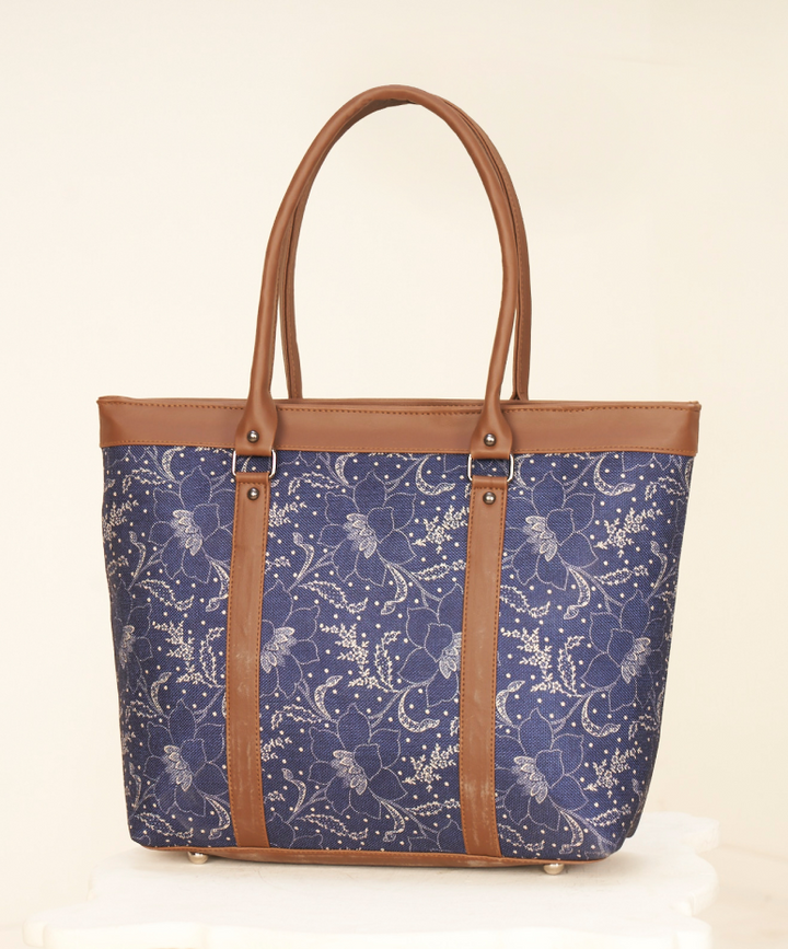 Artistic Printed Polycotton Canvas Tote Bag | Versatile Style for Everyday Use