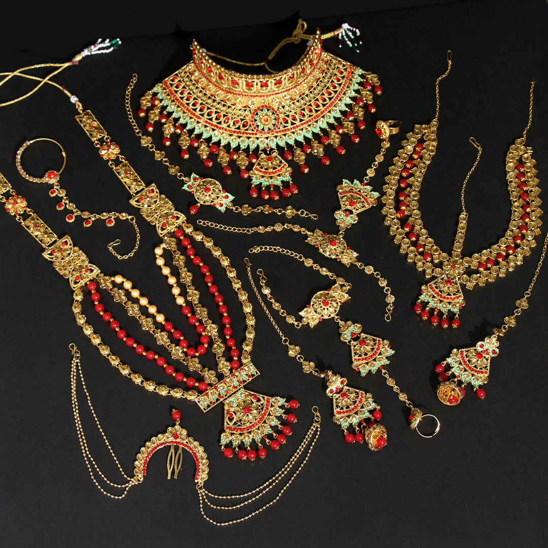 Kundan Bridal Jewelry Set | Exquisite Wedding Bridal Set