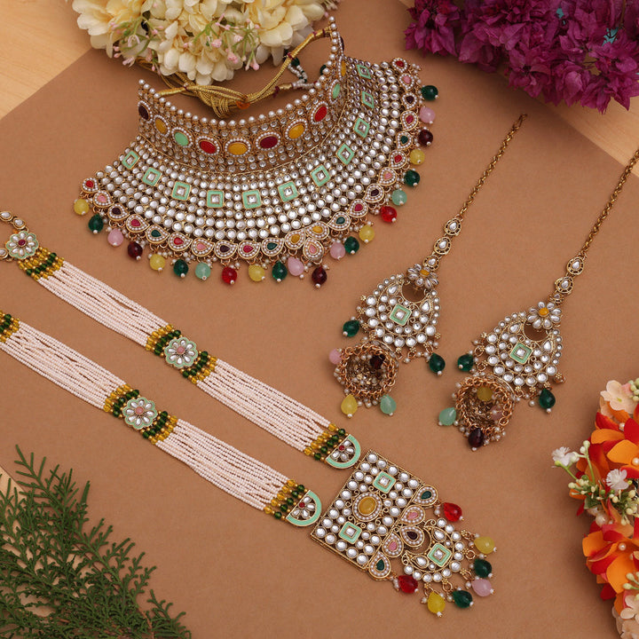 Kundan Bridal Set | Multi-Piece Dulhan Jewelry Set