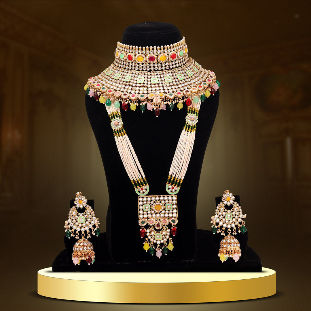 Kundan Bridal Set | Multi-Piece Dulhan Jewelry Set