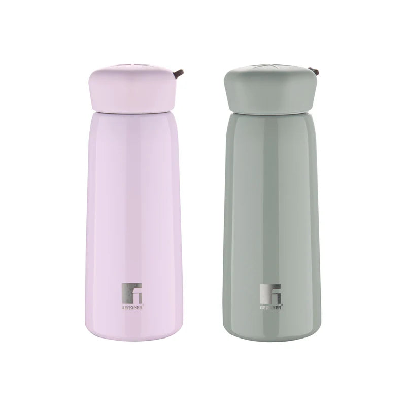 Walking Lily Luxe 400ml Flask | Bergner Thermosteel Double-Walled Leak-Proof