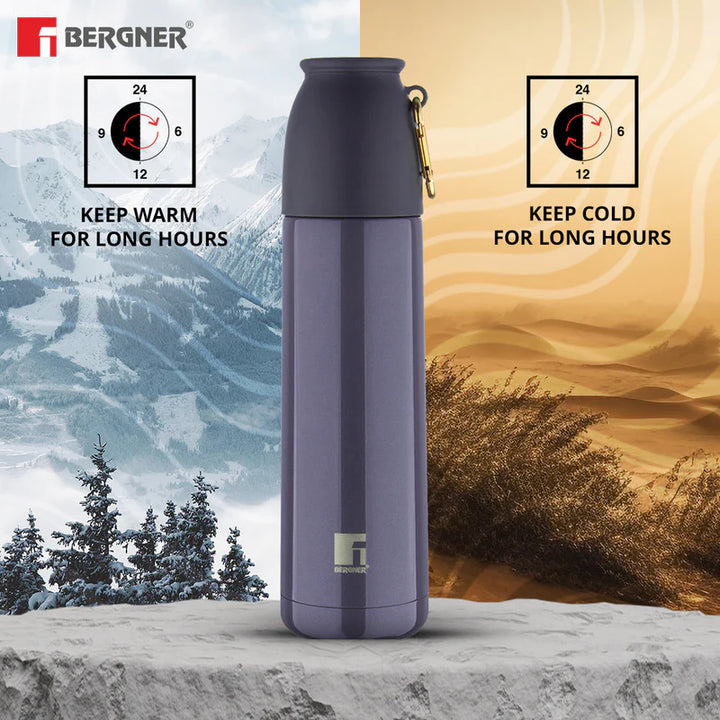 PearlPotion 500ml Flask | Bergner Thermosteel Double-Walled Hot & Cold Bottle