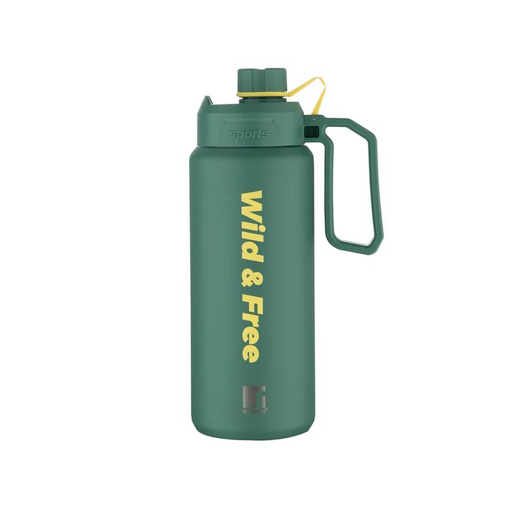 Walking Pathfinder Thermosteel Flask | 1000ml Bergner Hot & Cold Double-Walled Bottle