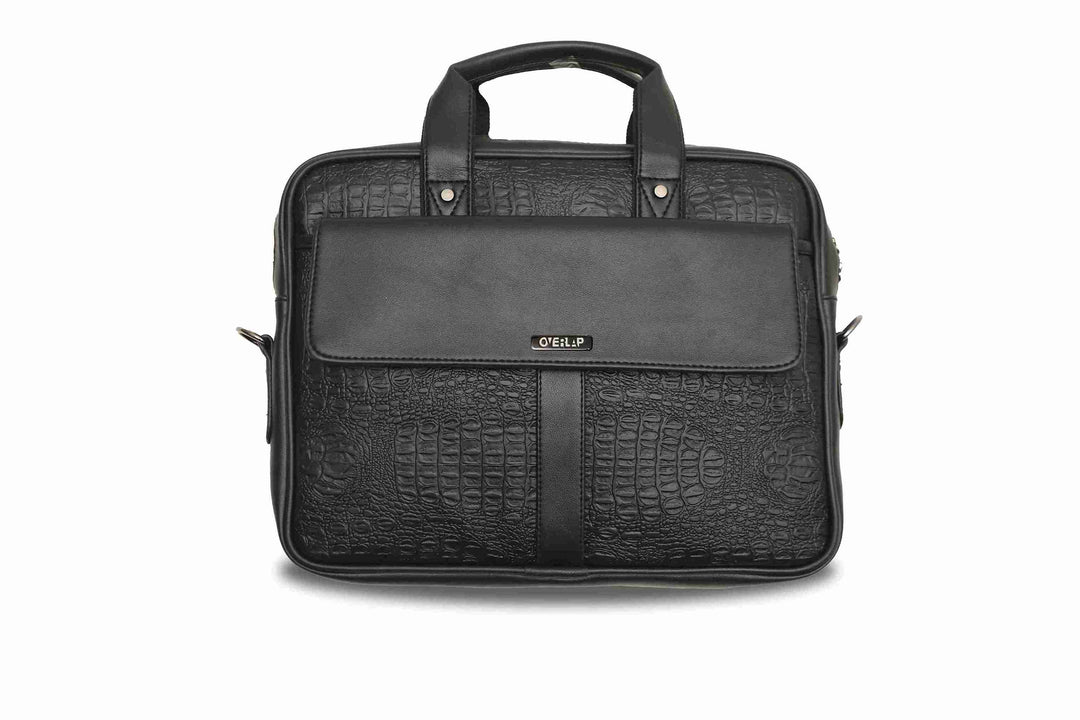 Executive Genuine Leather Laptop Bag | Classic Elegance for Business Professionals