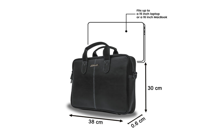 Genuine Leather Laptop Bag for Men | Premium Quality & Stylish Design