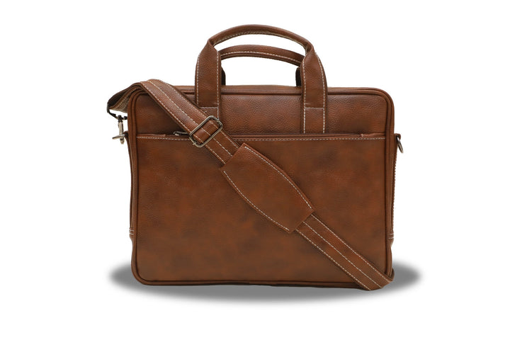 Premium Genuine Leather Laptop Bag | Stylish Protection for Professionals