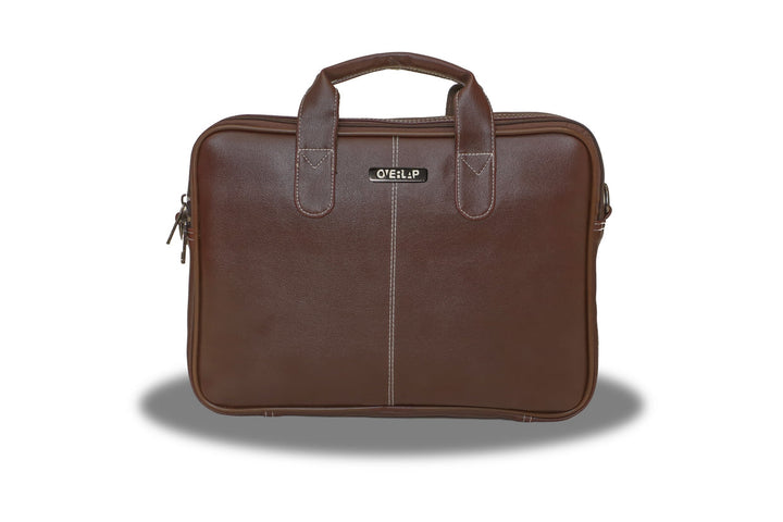 Classic Genuine Leather Laptop Bag | Timeless Elegance for Professionals