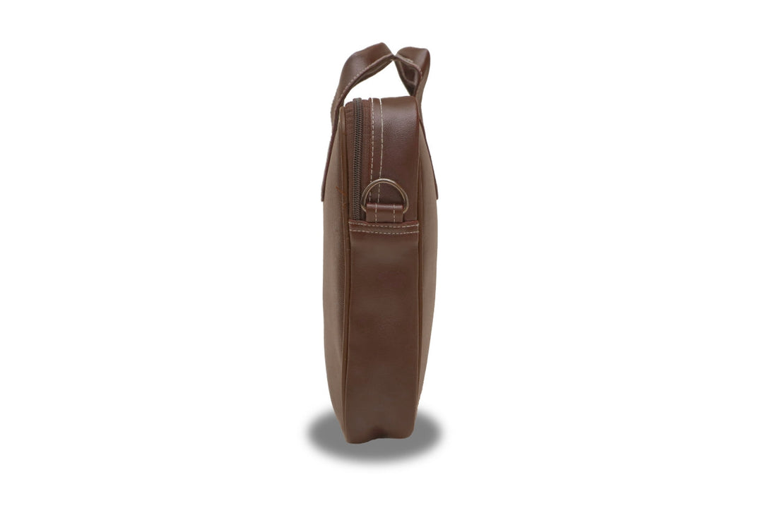 Classic Genuine Leather Laptop Bag | Timeless Elegance for Professionals