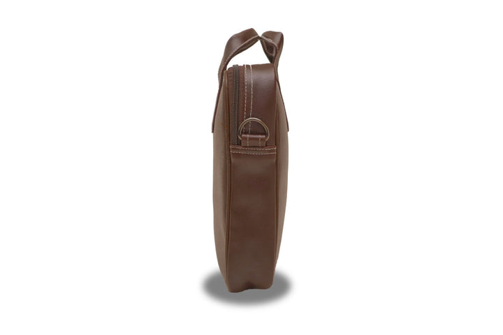 Classic Genuine Leather Laptop Bag | Timeless Elegance for Professionals