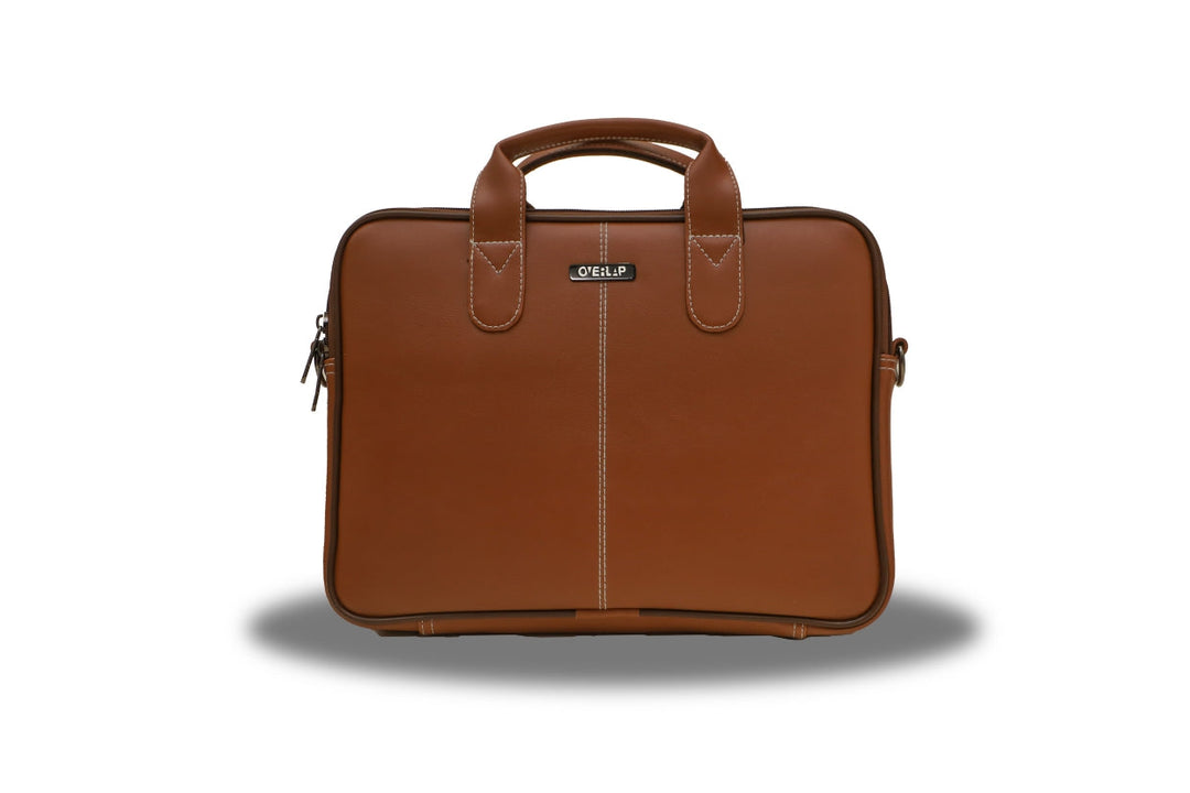 Professional Genuine Leather Laptop Bag | Classic Elegance for Business Professionals