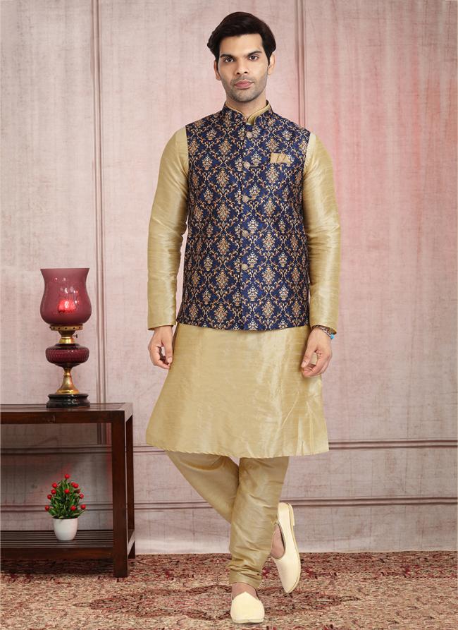 Modern Classic Art Silk Premium Kurta Pajama Jacket | Symbolizing Elegance & Luxury in Every Detail