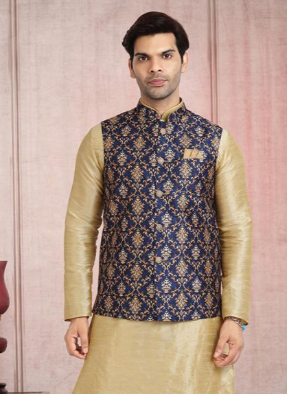 Modern Classic Art Silk Premium Kurta Pajama Jacket | Symbolizing Elegance & Luxury in Every Detail