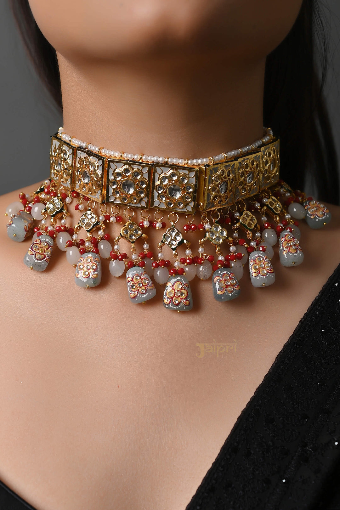 Elegant Layered Pearl Choker Necklace | Fashion Statement Jewelry