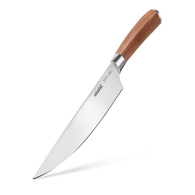 Chef Knife Talon Series Stahl | Walnut Wood Handle, 8 Inches / 20 cm