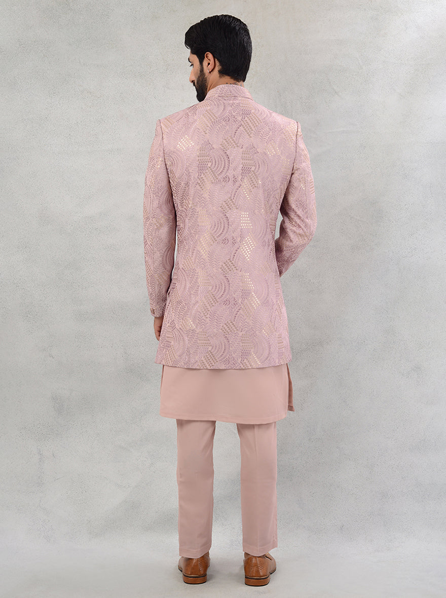 Capture the essence of modern fashion with our Pink Indo Western collection, ideal for special celebrations in the USA.