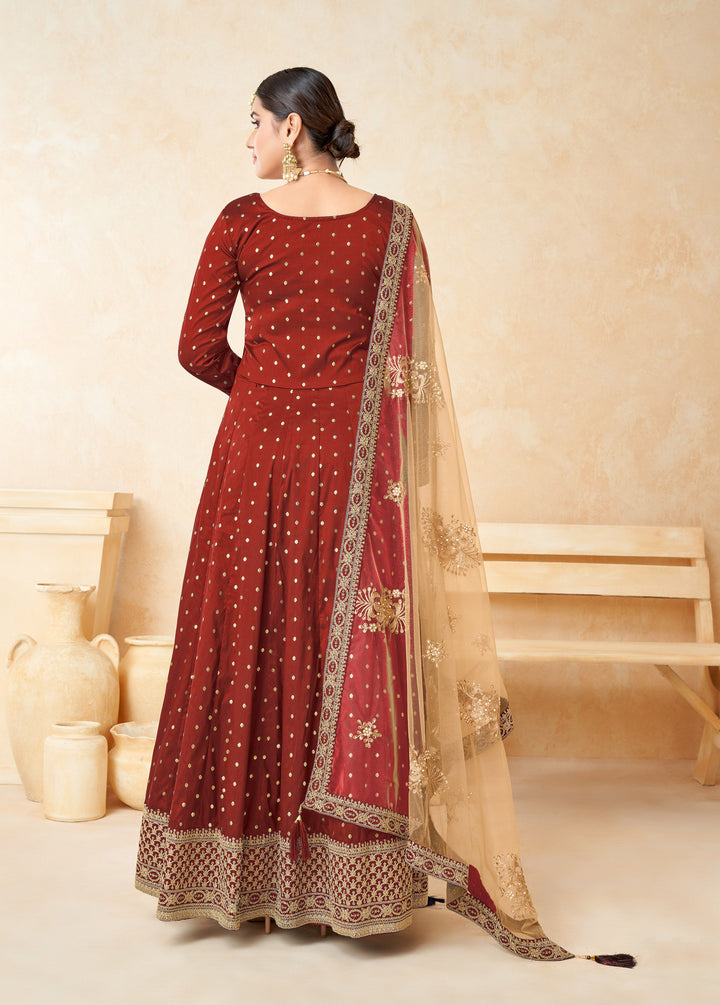 Beautifully crafted red salwar kameez showcasing exquisite detailing, perfect for weddings and special occasions.