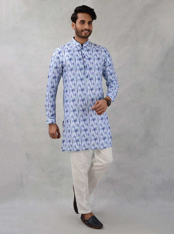 Designer kurta pajama for stylish everyday wear.