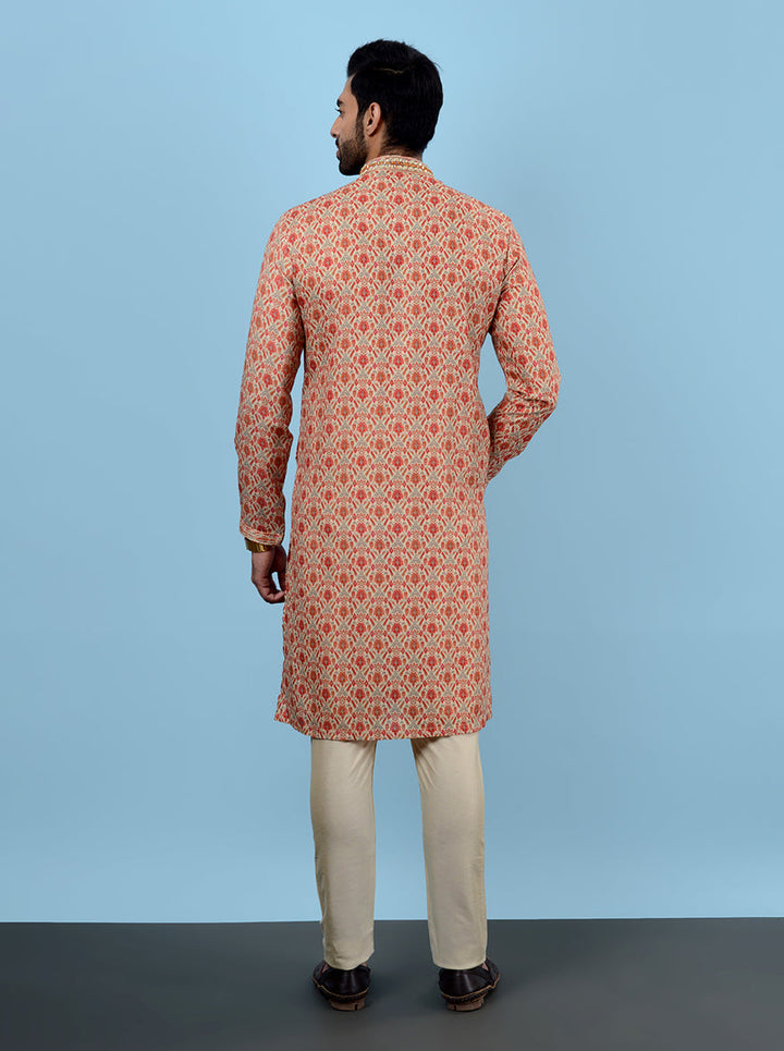 Ideal for special occasions, this Kurta Pajama combines comfort with chic style.