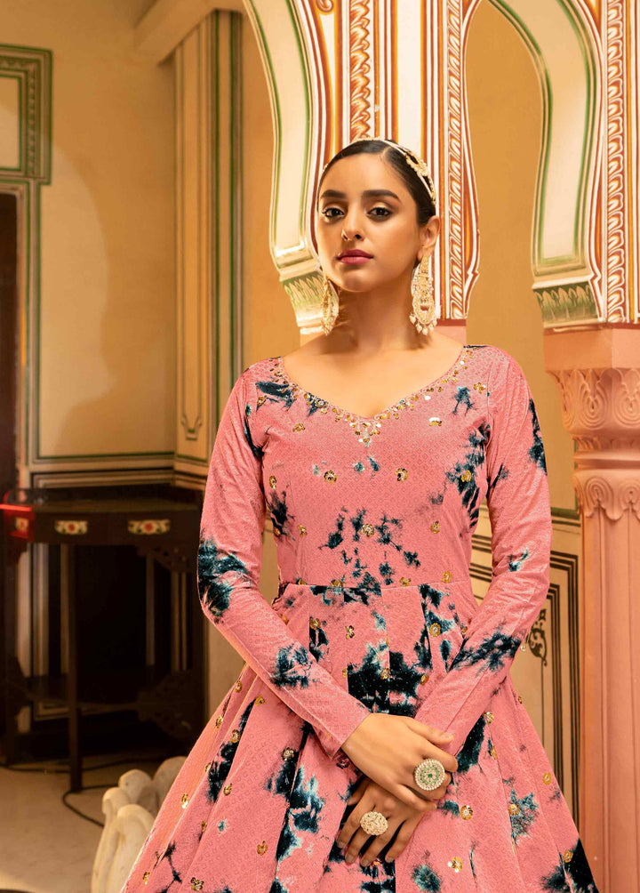 Peach Chic  cotton and nan Combination | Highlighting a Stunning  Dupatta