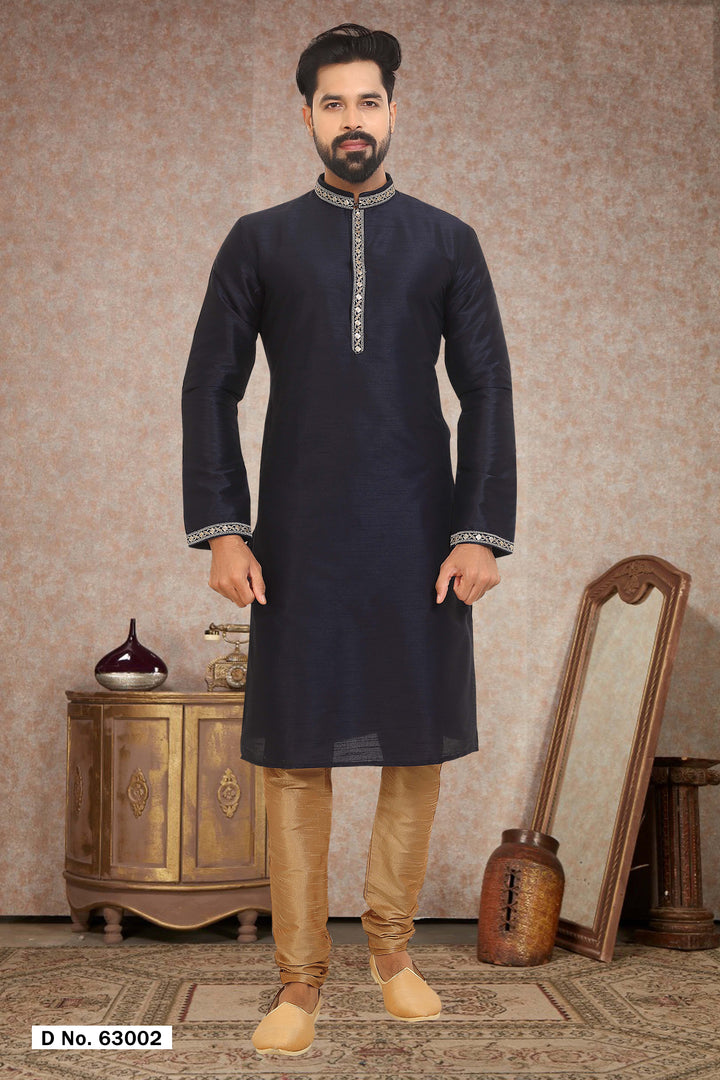 Premium Dupion Silk Kurta Pajama | Traditional Outfit for Men