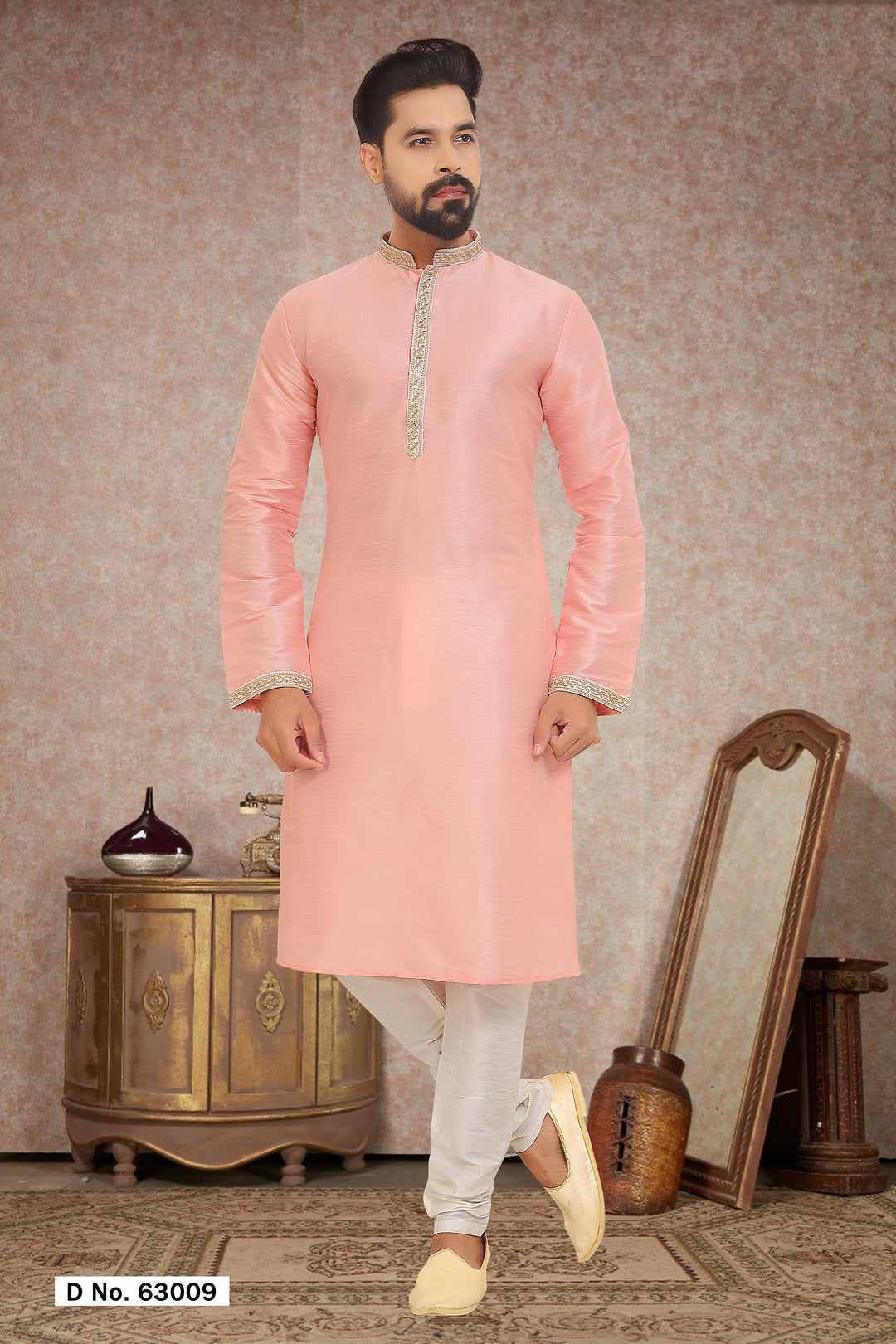 Premium Dupion Silk Kurta Pajama | Traditional Outfit for Men