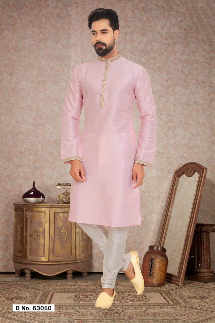 Premium Dupion Silk Kurta Pajama | Traditional Outfit for Men