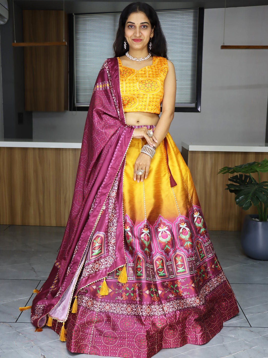 Colorful Yellow Lehenga | Ideal for Festive Celebrations