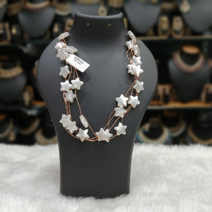 Elegant pearl necklace set, designed for bridal and party occasions in the USA.