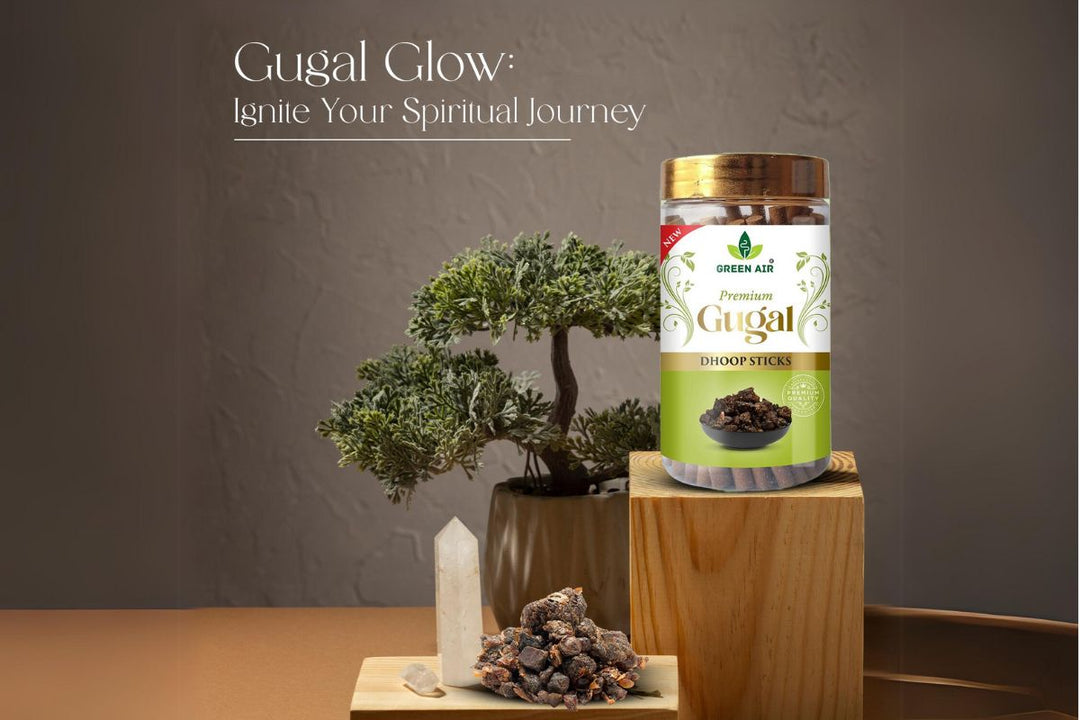 Green Air Gugal Scented Dhoop Sticks | Traditional Fragrance for Calm & Peace