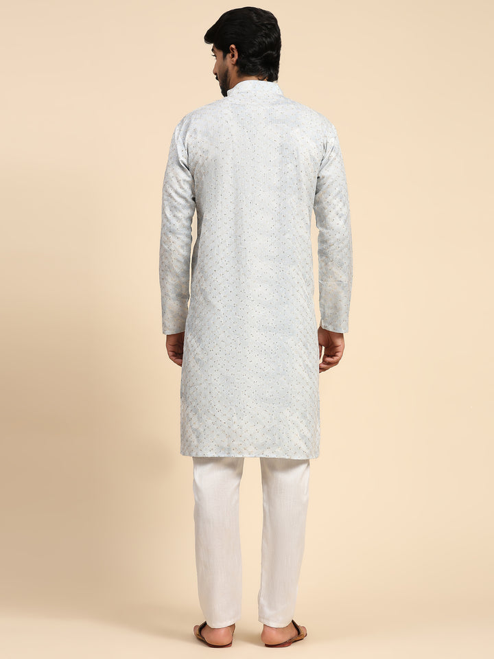 Trendy Men's Kurta Set | Sequins & Tie-Dye for Weddings & Special Events