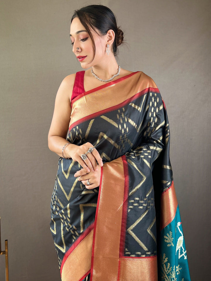 Vibrant color luxurious fabric exclusive attire crafted for elegance and style.