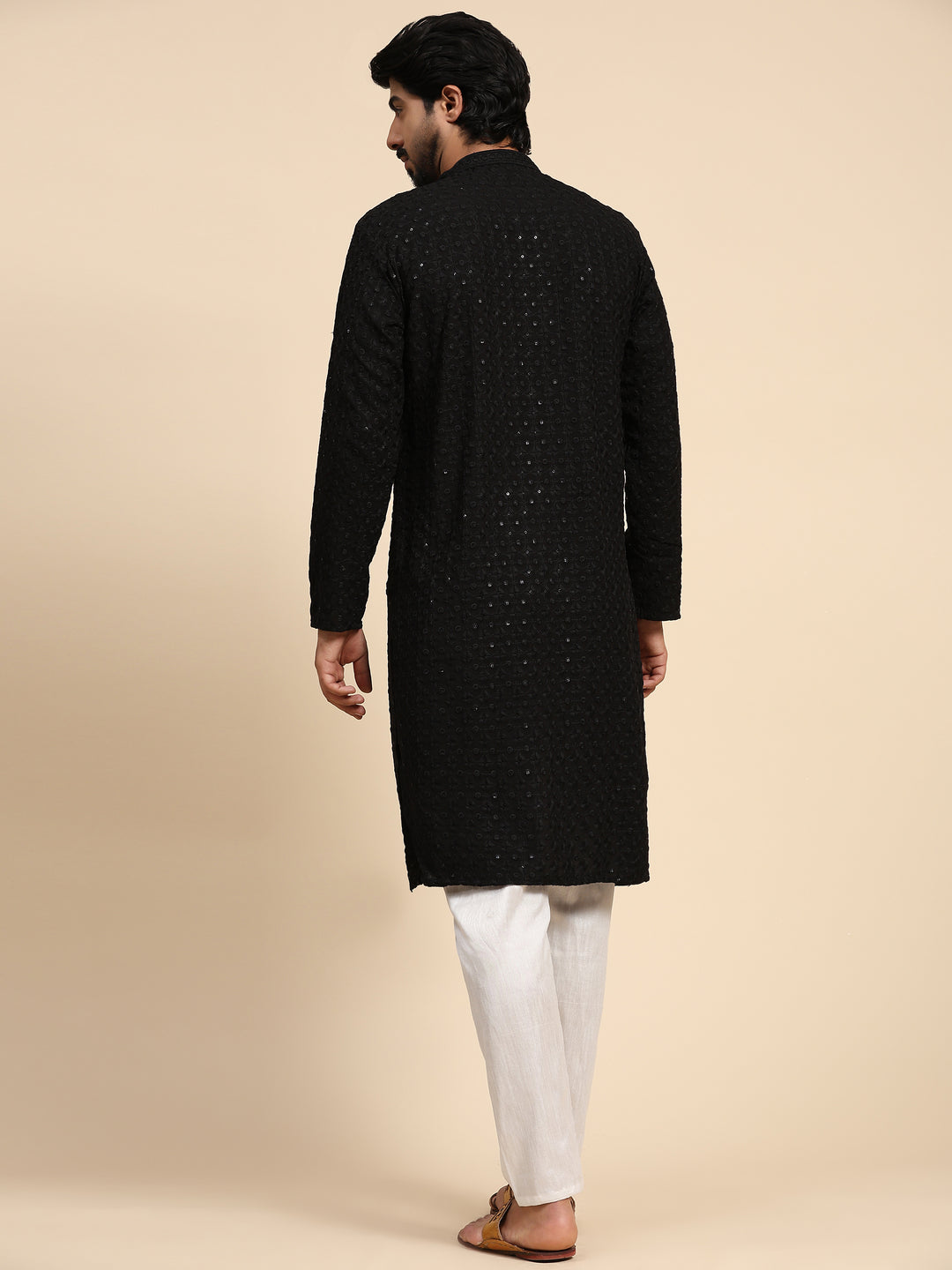 Rayon Cotton Kurta Set | Intricate Weaved Chikankari for Festive Occasions