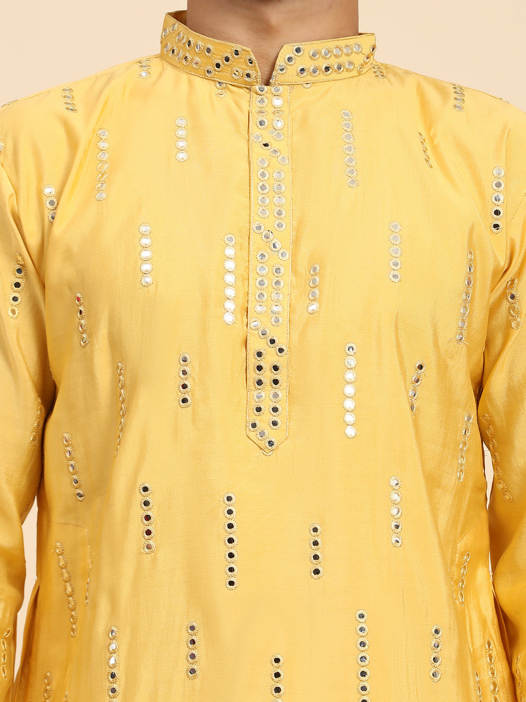 Designer Silk Kurta Set | Sophisticated Festive Wear for Haldi Ceremonies