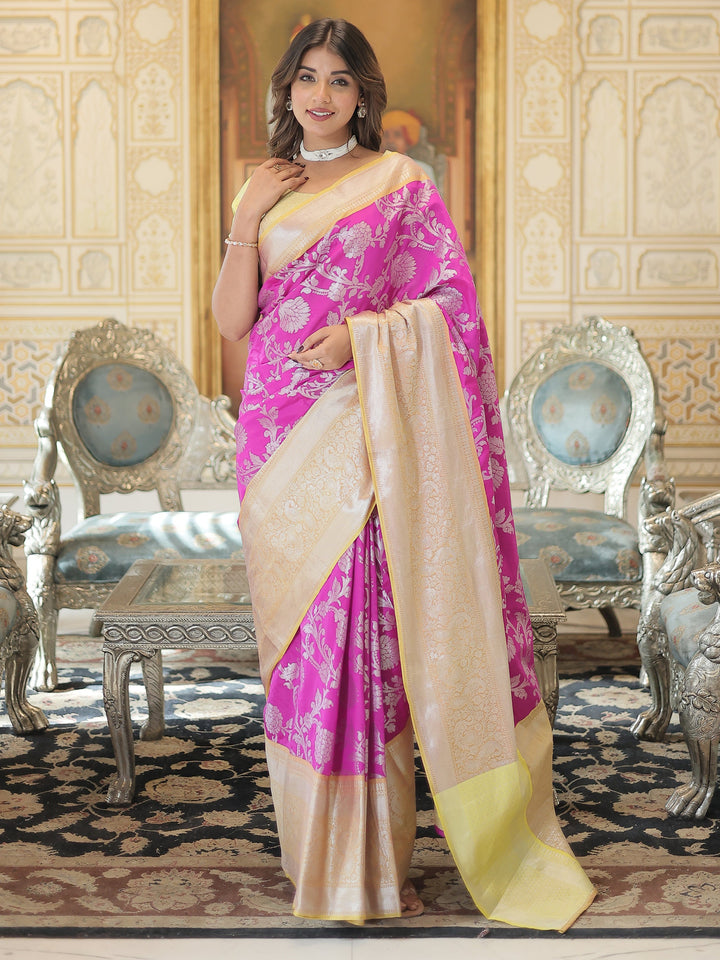 Vibrant color luxurious fabric exclusive attire crafted for elegance and style.