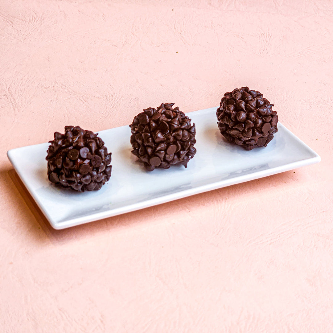 Kaju Choco Ball sweet with cashews and rich chocolate for a tasty indulgence