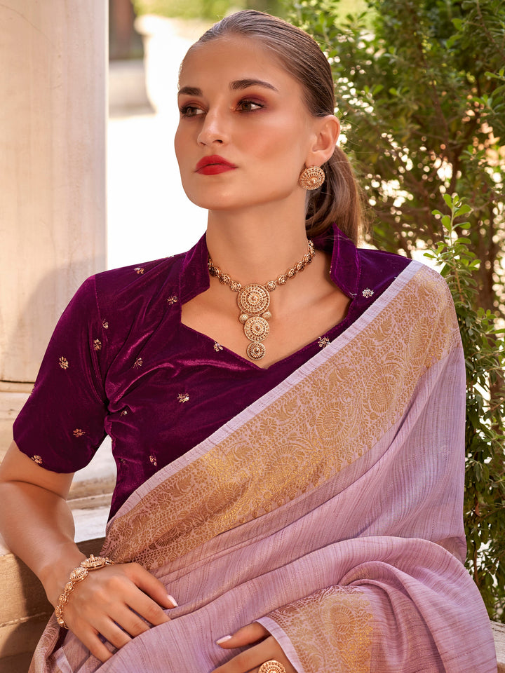 Vibrant color luxurious fabric exclusive attire crafted for elegance and style.