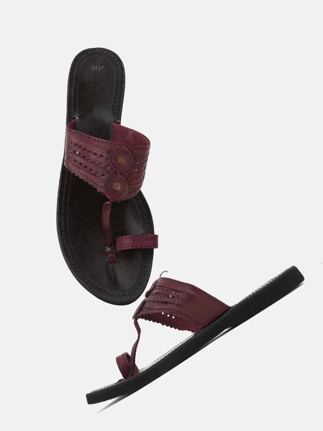 Genuine Leather Brown Kolhapuri Sandals | Comfortable and Stylish Design