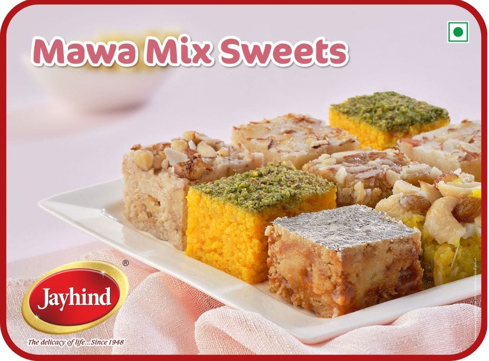 Mava Mix Mithai made with premium mava, ghee, nuts, and spices. A rich, creamy Indian mithai for festive occasions.