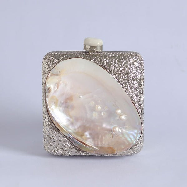 Mumtaz Mother of Pearl Clutch | Timeless Style Elegant Handbag