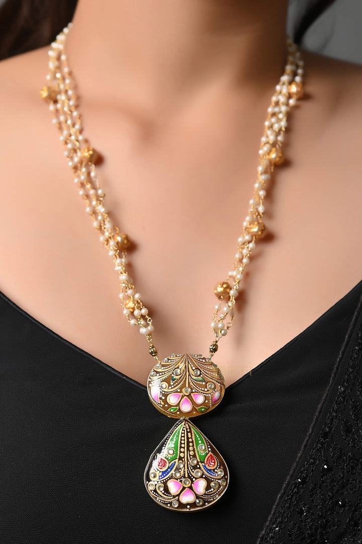 Elegant Gold Plated Pendant Set | Premium Jewelry Collection