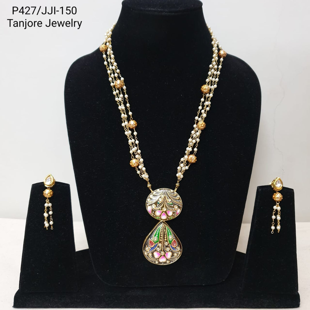 Elegant Gold Plated Pendant Set | Premium Jewelry Collection