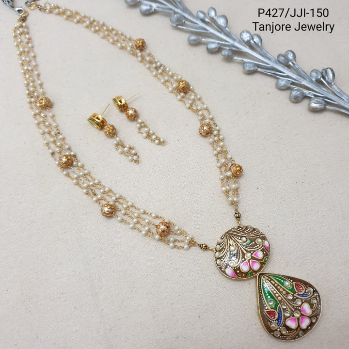 Elegant Gold Plated Pendant Set | Premium Jewelry Collection