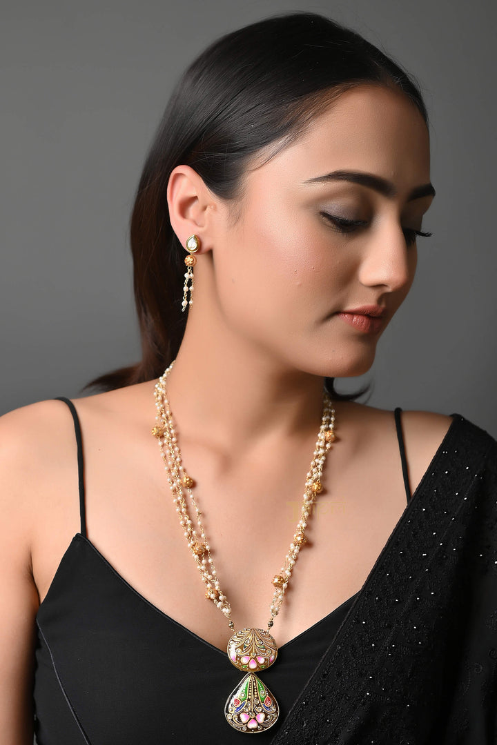 Elegant Gold Plated Pendant Set | Premium Jewelry Collection