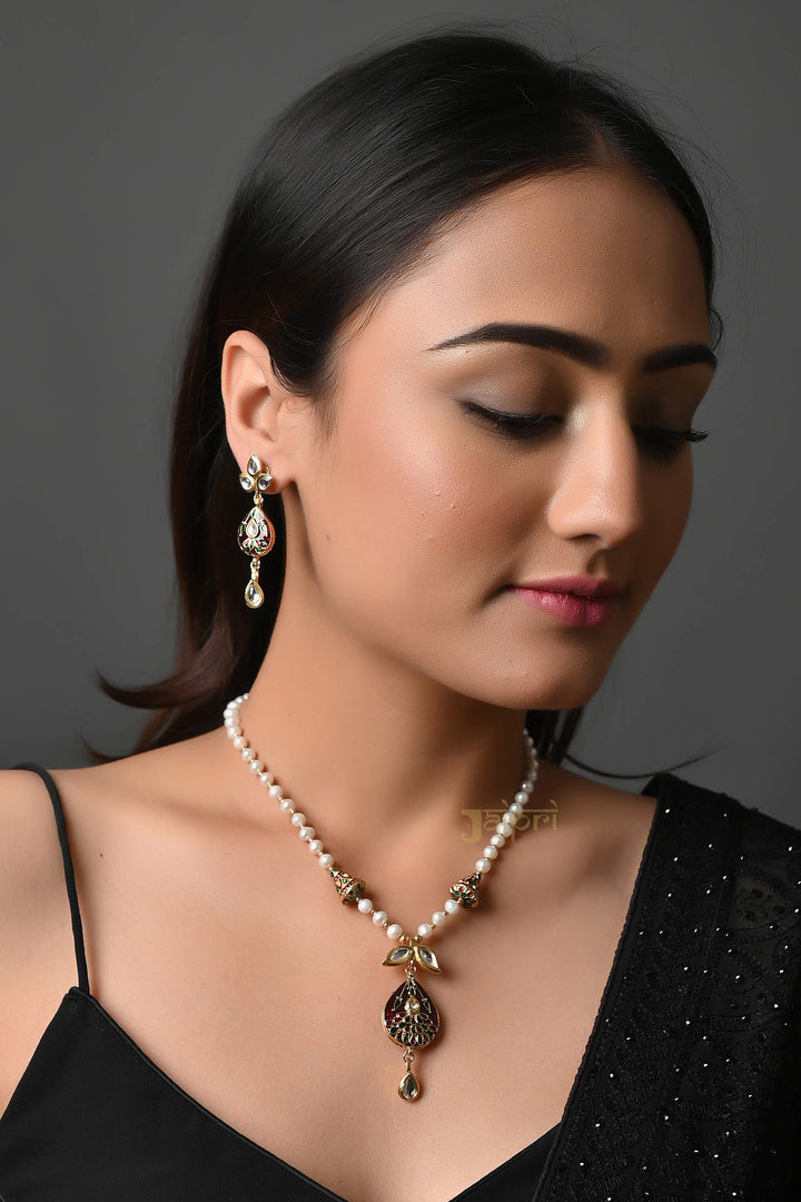 Elegant Floral Pendant Set | Premium Jewelry Collection