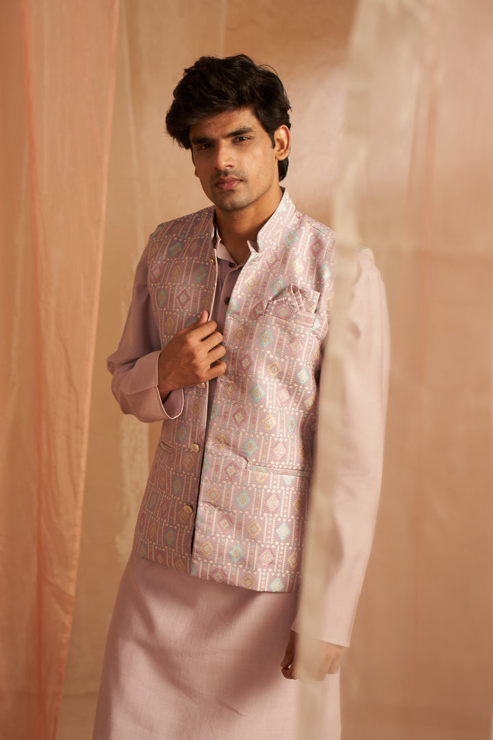 Stylish Viscose Embroidered Nehru Jacket | Elegant Festive Wear for Men