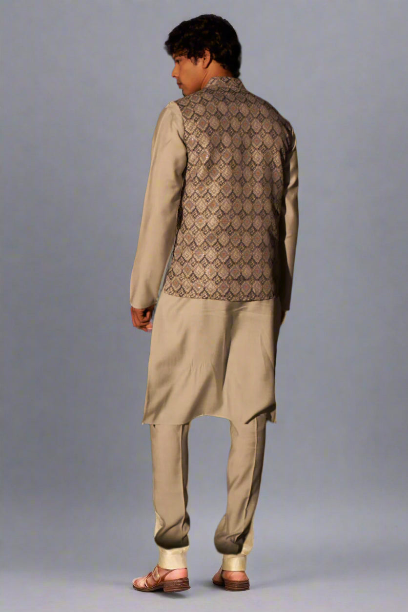 Viscose Embroidered Nehru Jacket for Festive | Perfect Traditional Wear