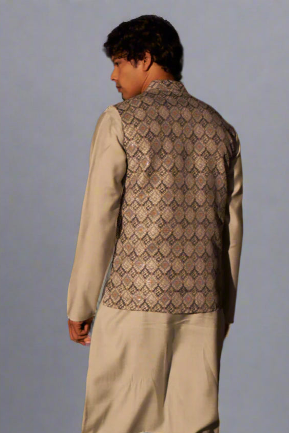 Viscose Embroidered Nehru Jacket for Festive | Perfect Traditional Wear