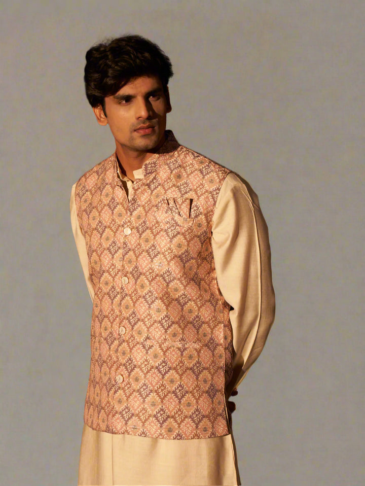 Viscose Embroidered Nehru Jacket for Festive | Perfect Traditional Wear